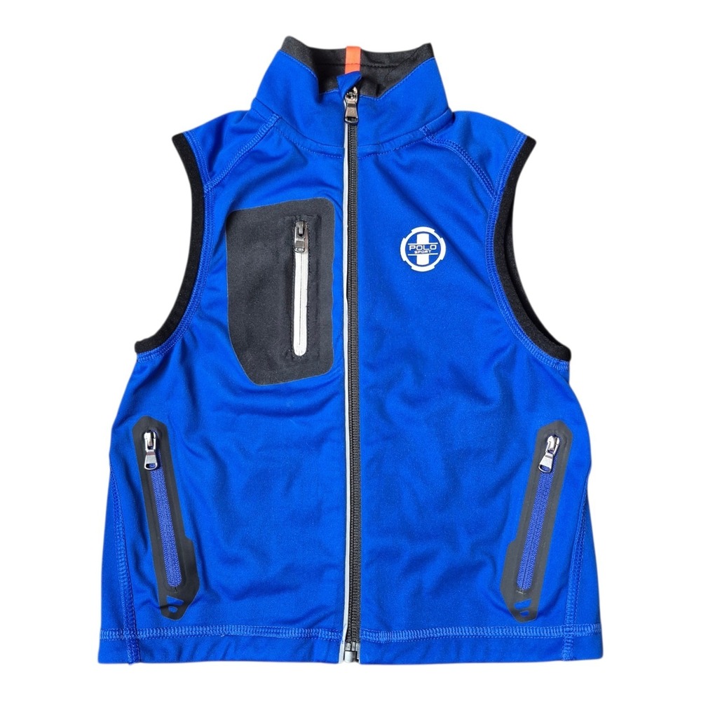 Polo Sport Ralph Lauren Boys 3T Blue Performance Zip Vest‎ Activewear